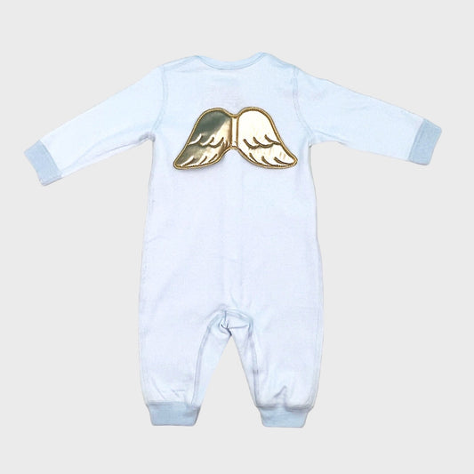 Angel Wings Babygrow Blue