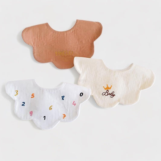 Set of 3 Neutral Baby Bibs