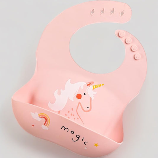 Unicorn Silicone Baby Bib