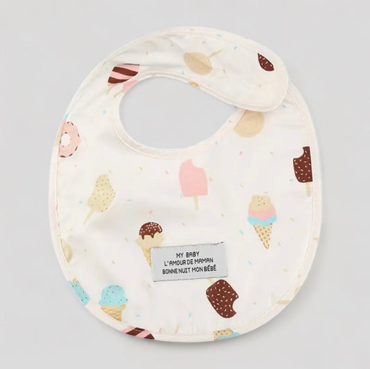 Ice Cream Baby Bib